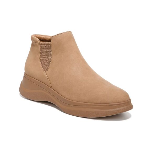 NATURALIZER Shoes - NATURALIZER Womens Brown Lightweight Genn-swerve Round Toe Wedge Booties 8.5 M